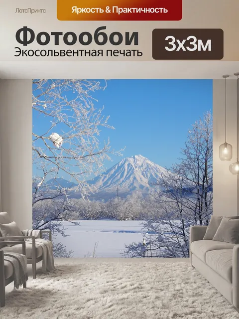 Фотообои Вулкан корякский