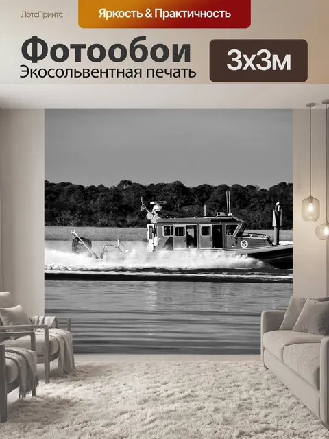 Фотообои Пограничный катер
