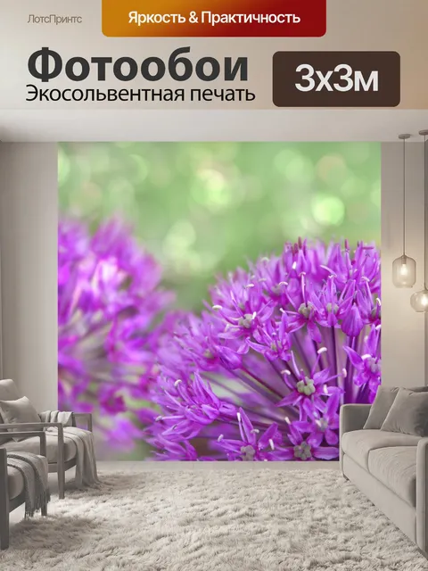 Фотообои Макро цветок лукабатуна