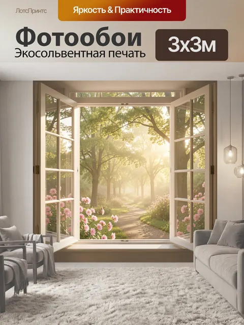 300 × 300 см · Экосольвентная печать