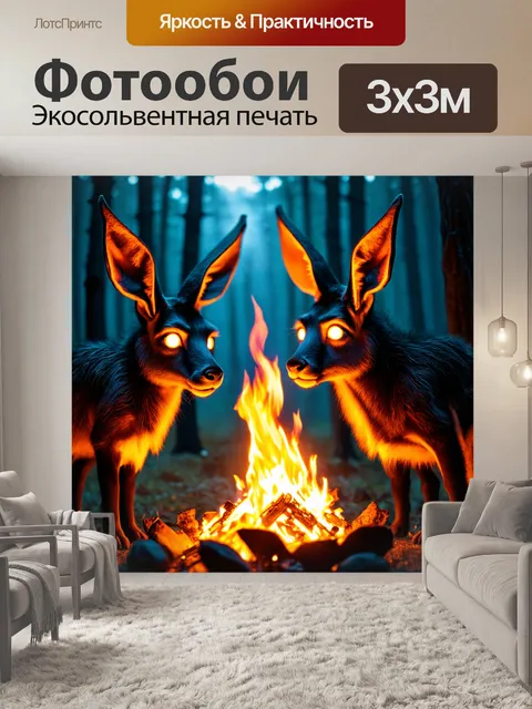 Фотообои животные в стиле тёмное фэнтези