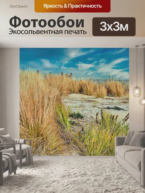 Фотообои Пляжная трава