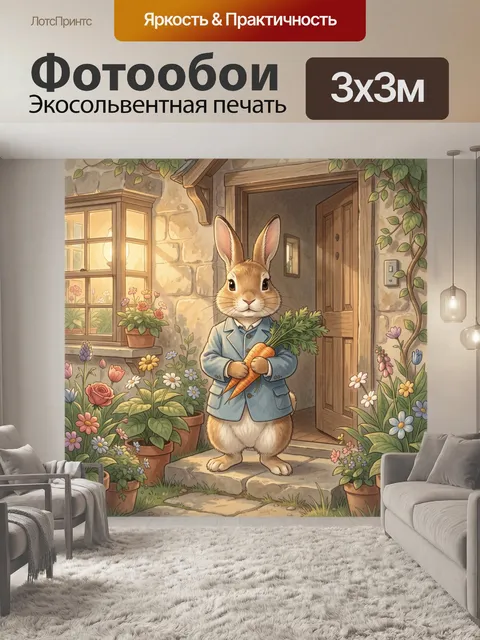 300 × 300 см · Экосольвентная печать