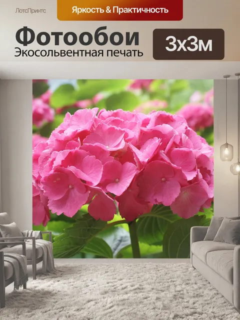 Фотообои Розовый