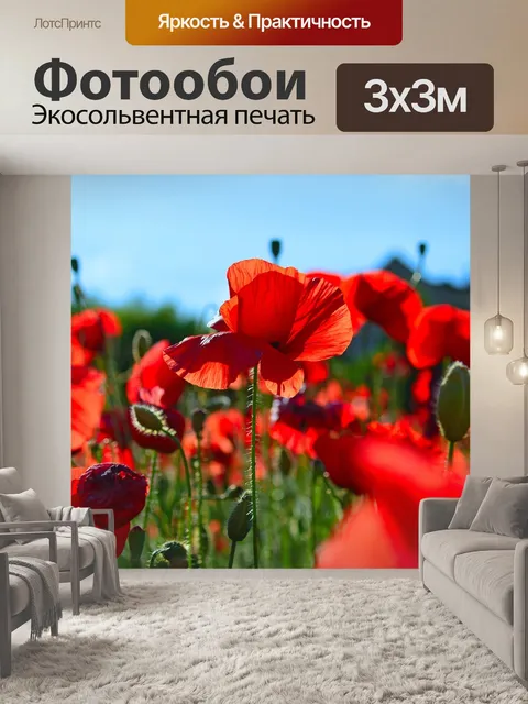 Фотообои Красный