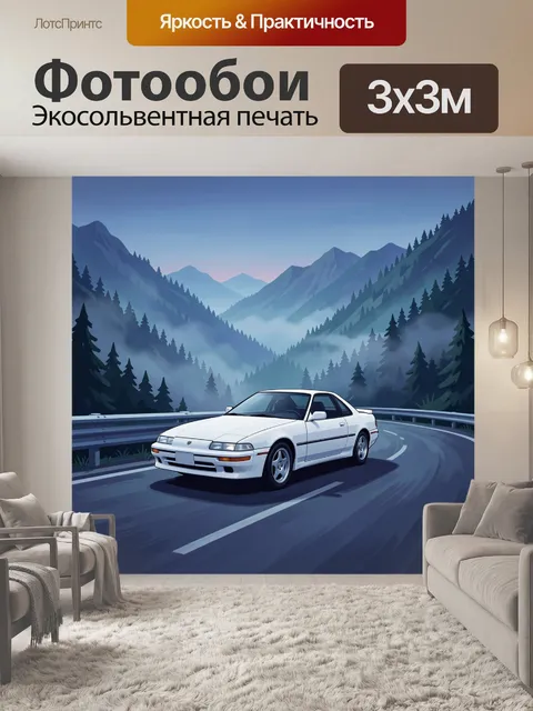 300 × 300 см · Экосольвентная печать