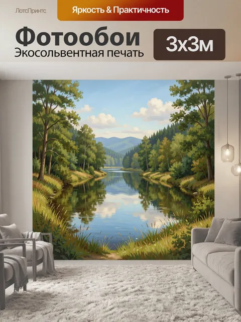 300 × 300 см · Экосольвентная печать