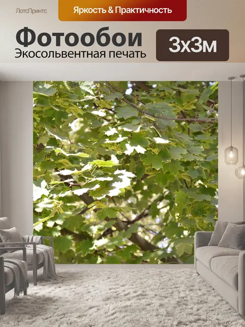 Фотообои Листва