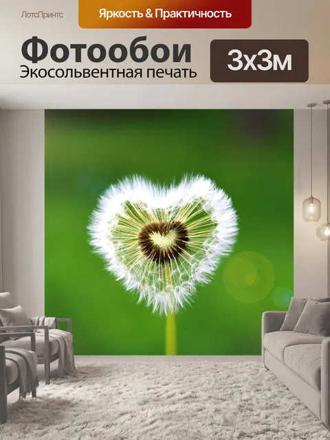 Фотообои Одуванчик