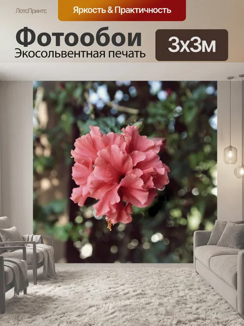Фотообои Розовый