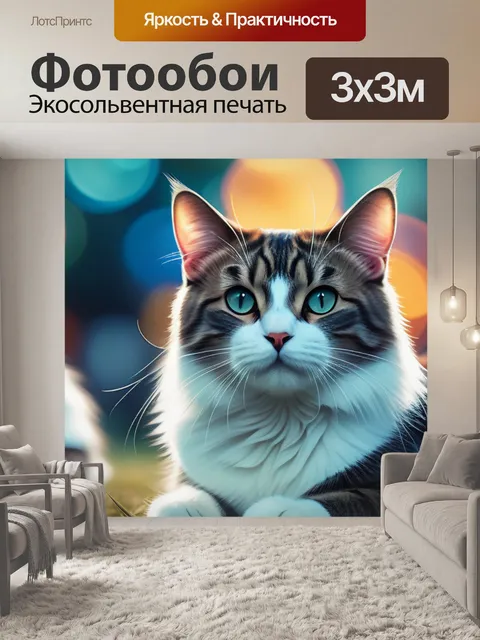 Фотообои с котиками