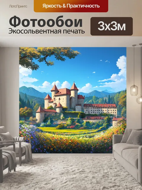 Фотообои панорама гагры с ее историческими архитектурными памятниками