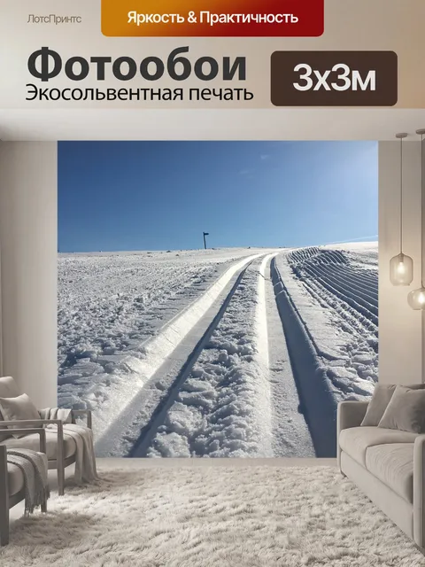 Фотообои Беговая лыжная трасса
