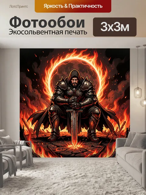 300 × 300 см · Экосольвентная печать