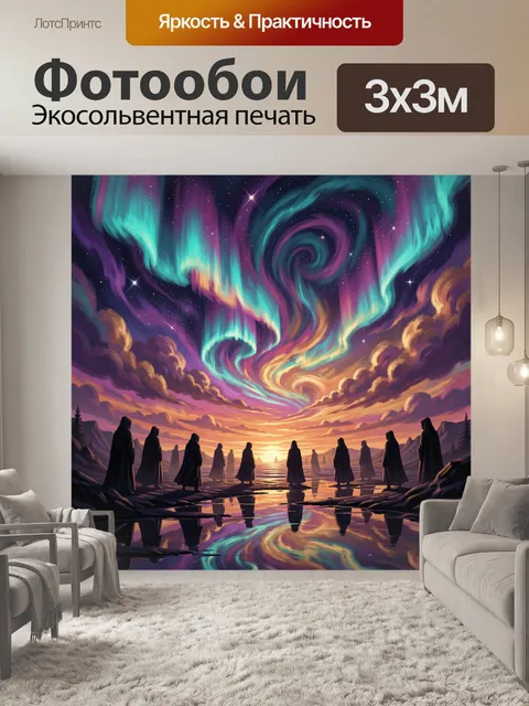 300 × 300 см · Экосольвентная печать