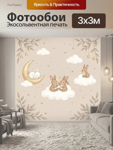 300 × 300 см · Экосольвентная печать