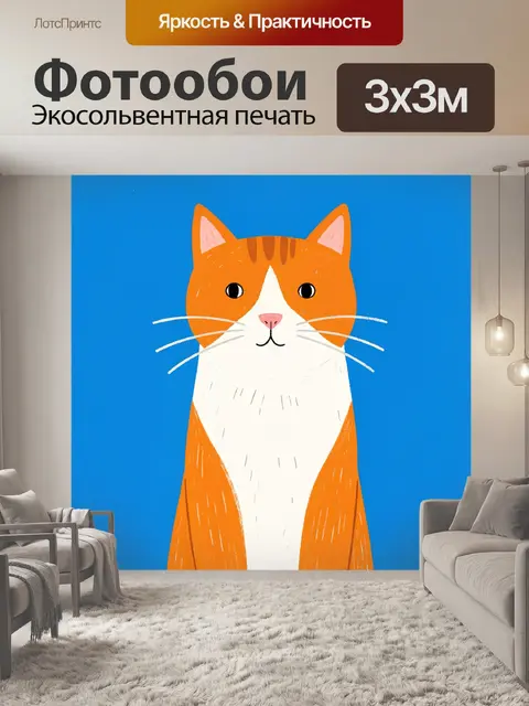 300 × 300 см · Экосольвентная печать