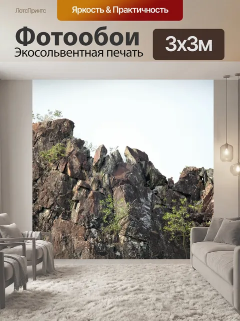 Фотообои вид на горы крупным планом