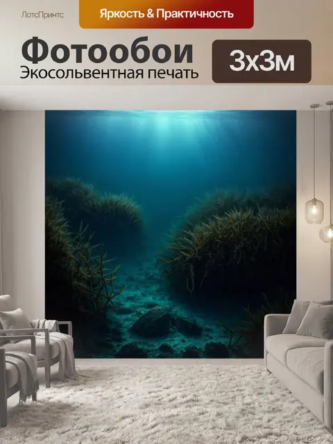 Фотообои море в стиле тёмное фэнтези