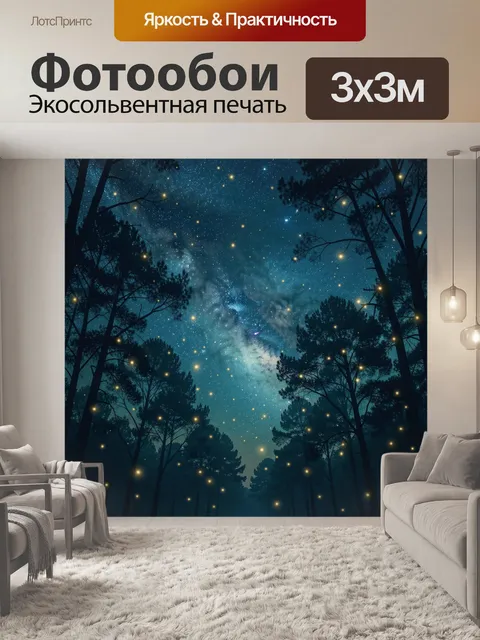 300 × 300 см · Экосольвентная печать
