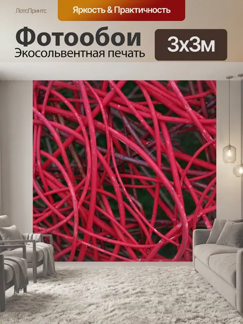 Фотообои Красный