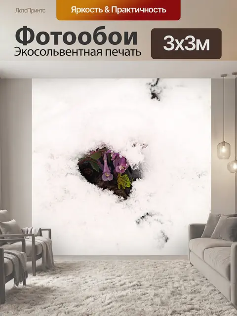 Фотообои Снег