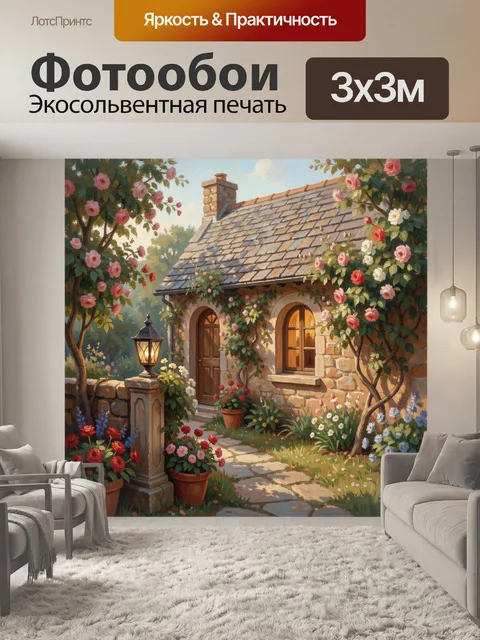 300 × 300 см · Экосольвентная печать