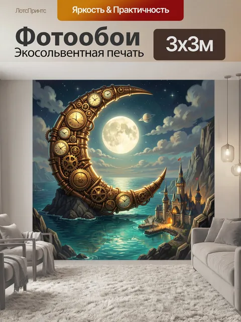 300 × 300 см · Экосольвентная печать