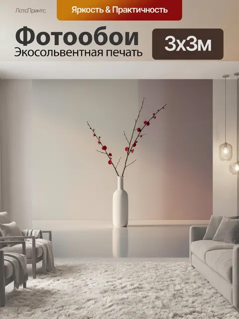 300 × 300 см · Экосольвентная печать