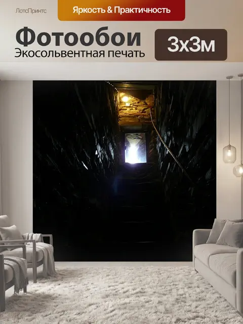 Фотообои Выход из подвала