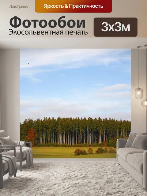 Фотообои Лесной пейзаж
