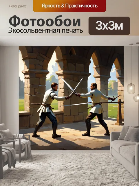 Фотообои внутри старинного замка