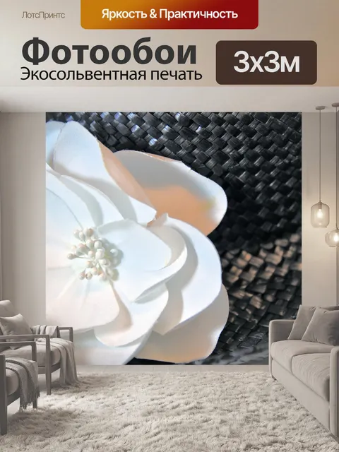 Фотообои Женский Hat Черное и белое
