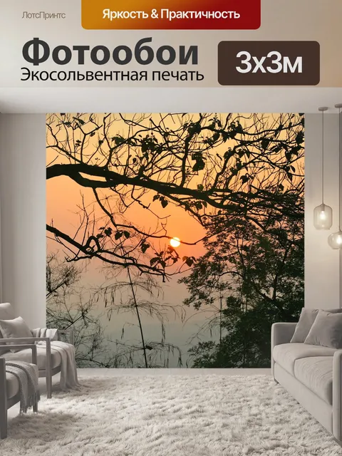 Фотообои Заход солнца