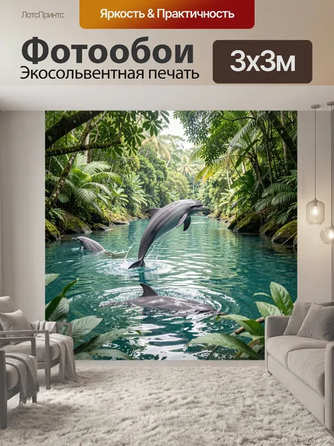 300 × 300 см · Экосольвентная печать