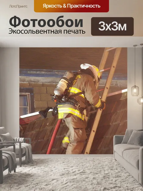 Фотообои Fireman