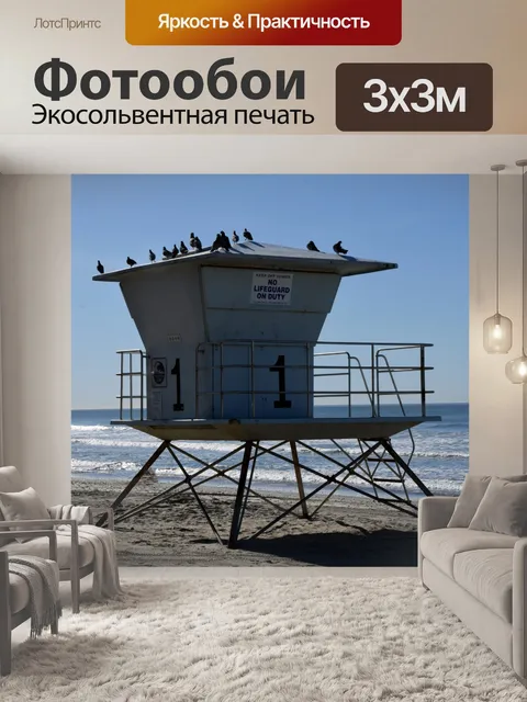 Фотообои Птицы на спасательной станции
