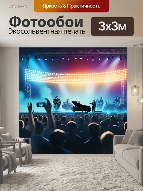 Фотообои с концерта