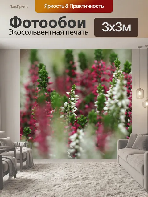 Фотообои Вереск
