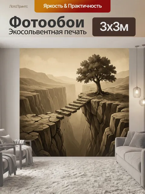 300 × 300 см · Экосольвентная печать