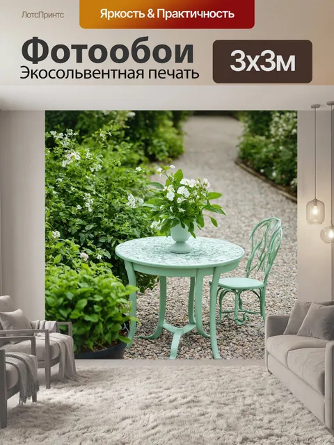 Фотообои мятный цвет