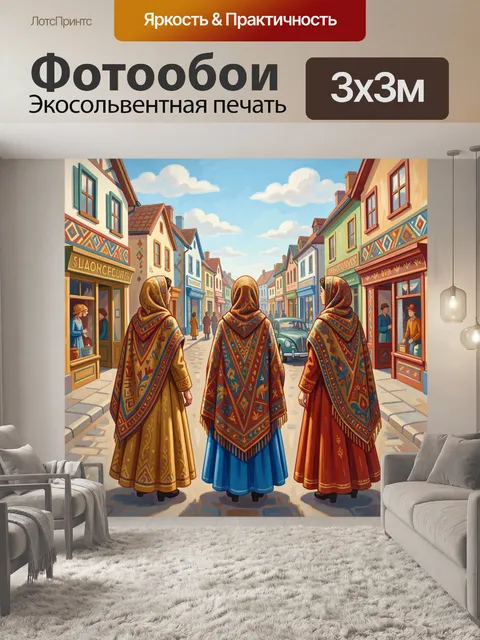 300 × 300 см · Экосольвентная печать