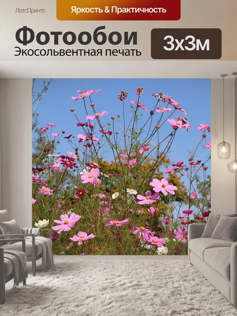 Фотообои Полевые цветы