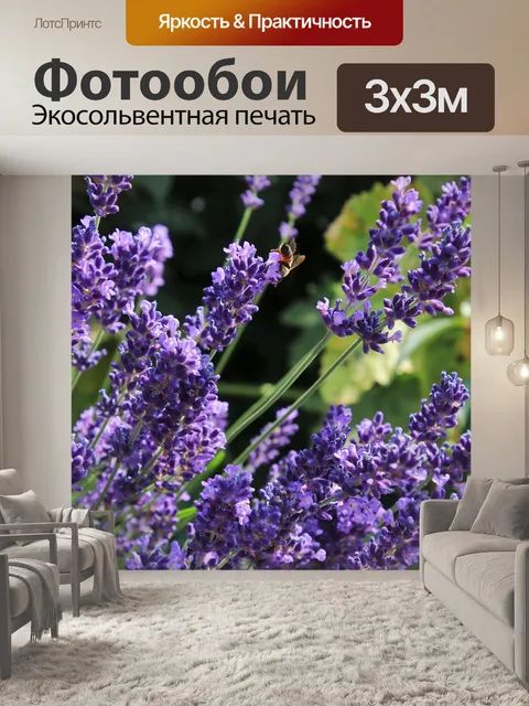Фотообои Лавандовые поля