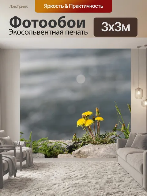 Фотообои Одуванчики