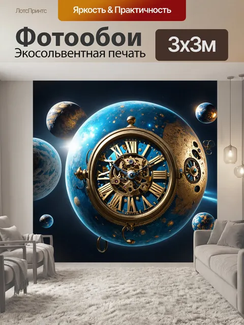 Фотообои космос в стиле стимпанк