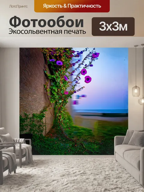 Фотообои в приглушенном свете раннего утра