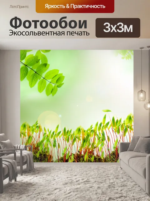 Фотообои Природные фоны с Мосс