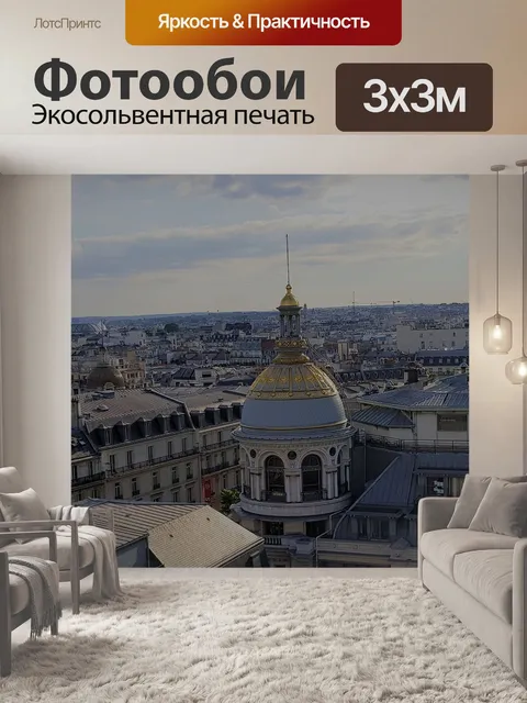 Фотообои Крыши парижа
