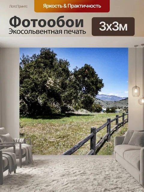 Фотообои Густое дерево в сельской местности